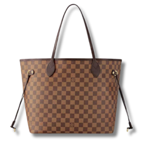 Louis Vuitton Neverfull MM Damier Ebene Canvas Tote Bags