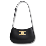 Celine Medium Tilly Bag in Shiny Calfskin Black